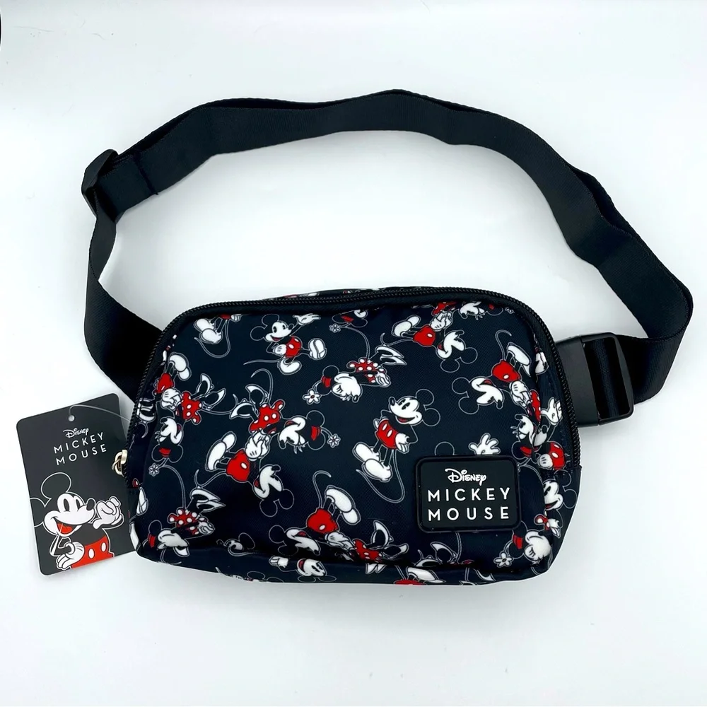 Disney Mickey & Minnie Mouse Belt Bag Fanny Pack NWT